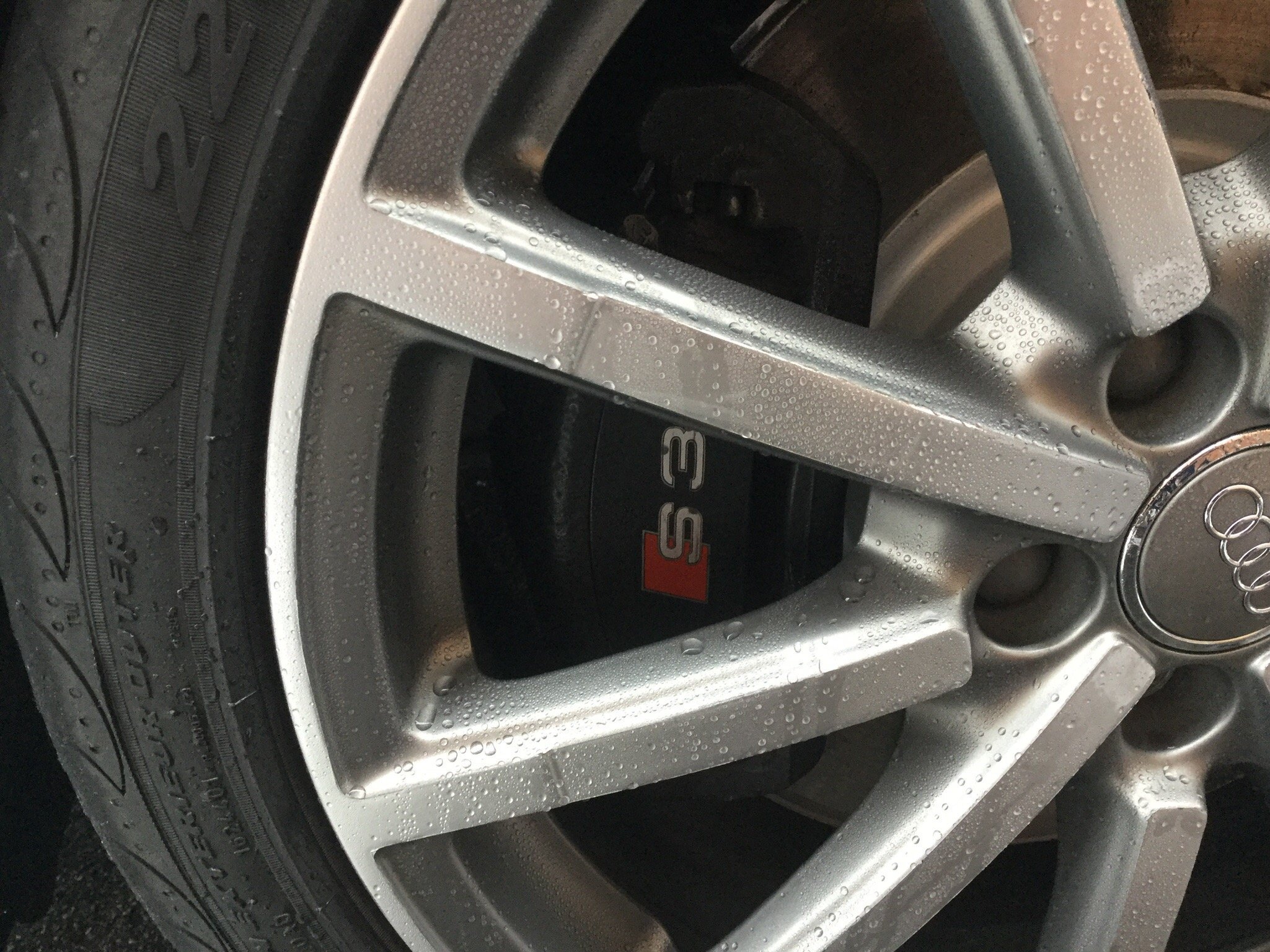 Painted my callipers and hubs | Audi-Sport.net