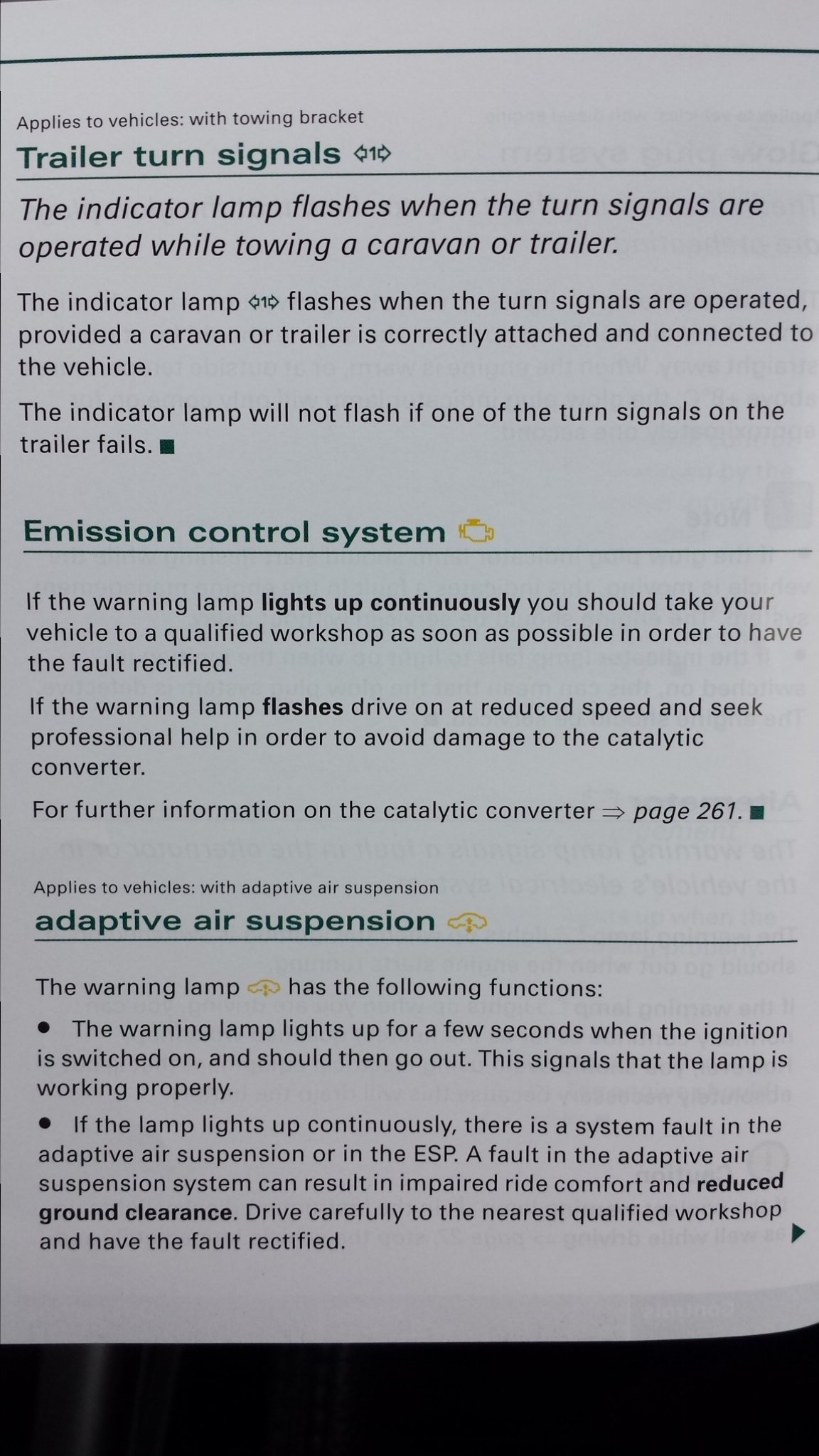 Emission control warning light - causes? | Audi-Sport.net