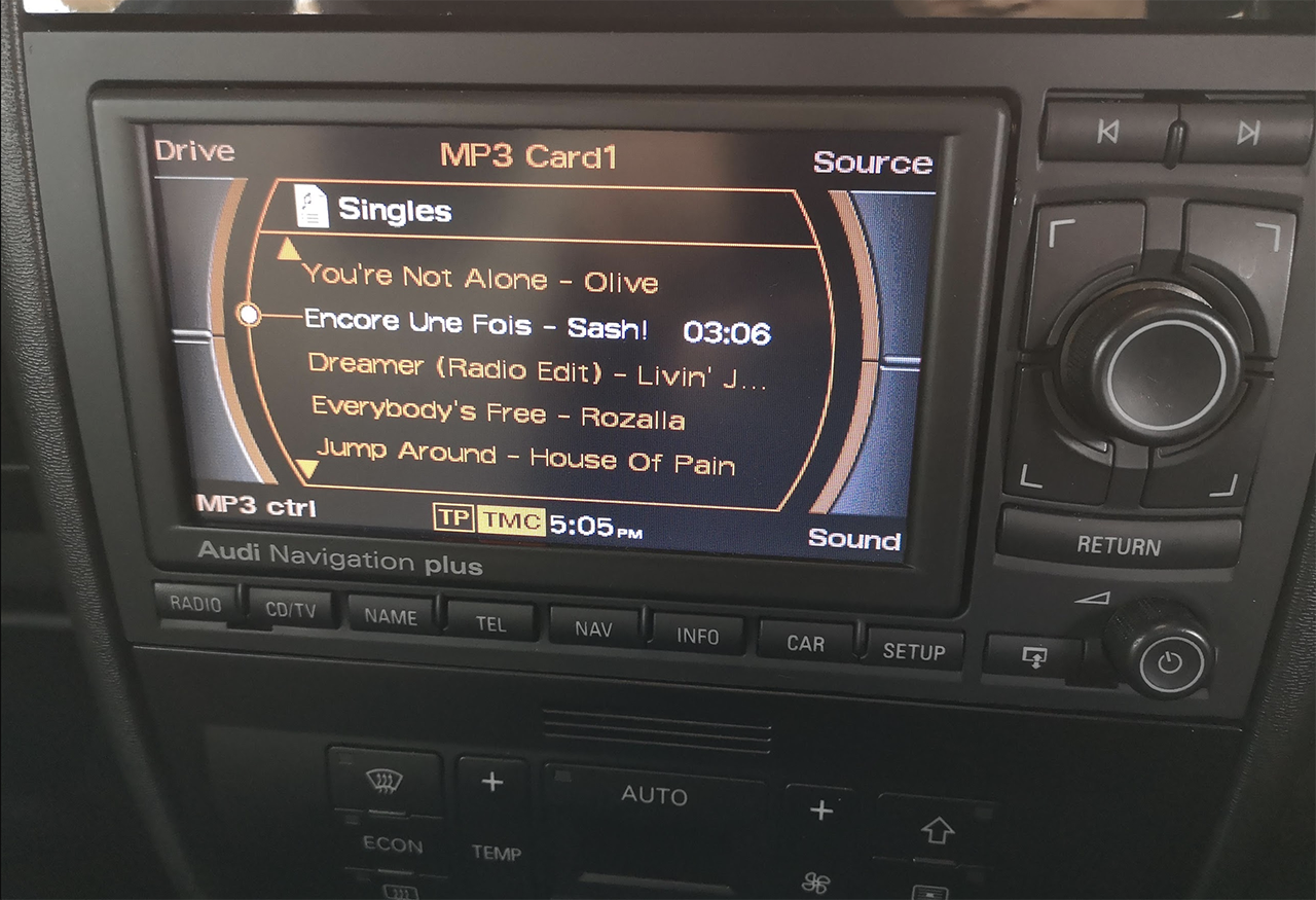 RNS-E Bluetooth options | Audi-Sport.net