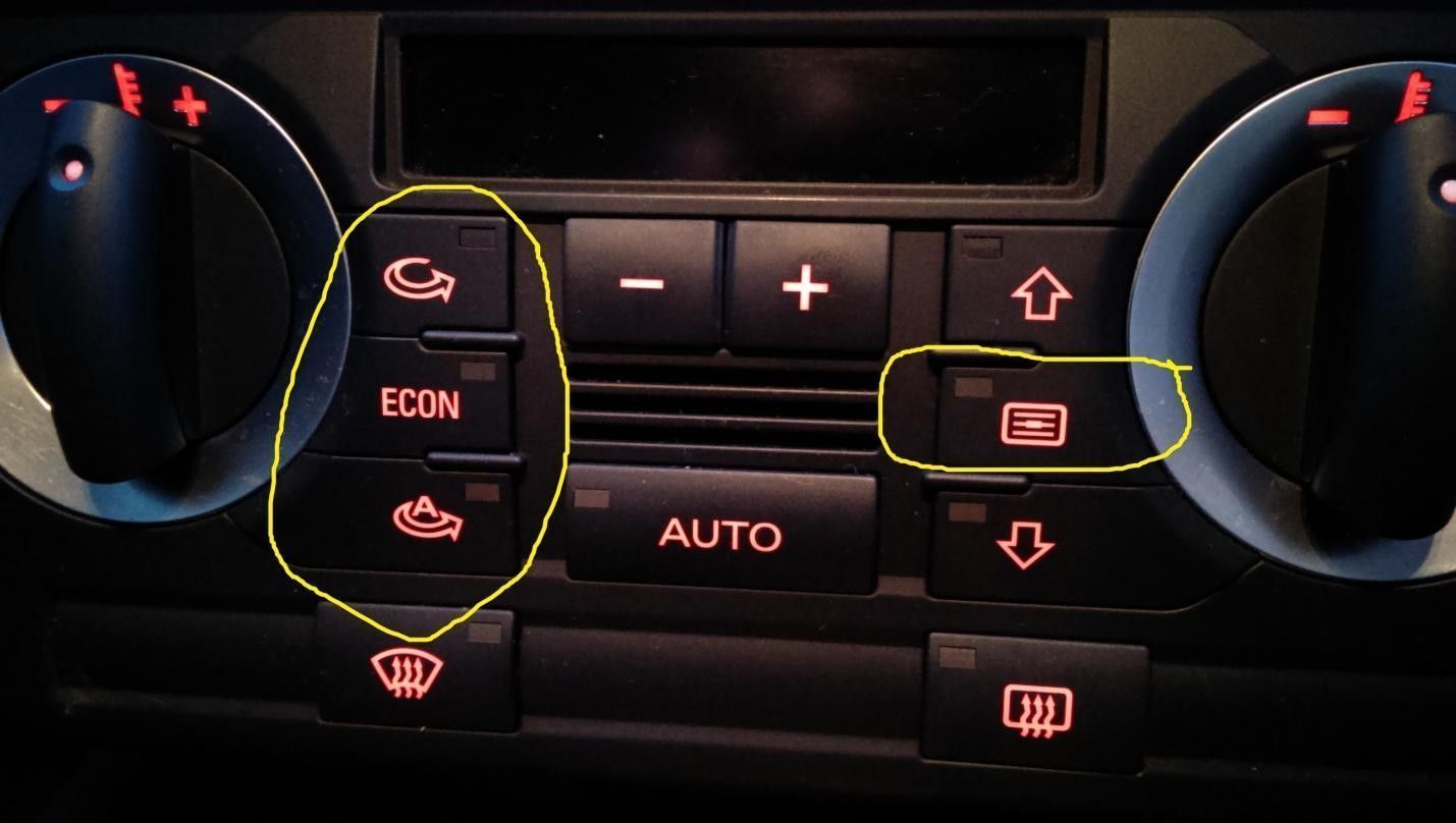 Noob question.. What are these buttons? | Audi-Sport.net