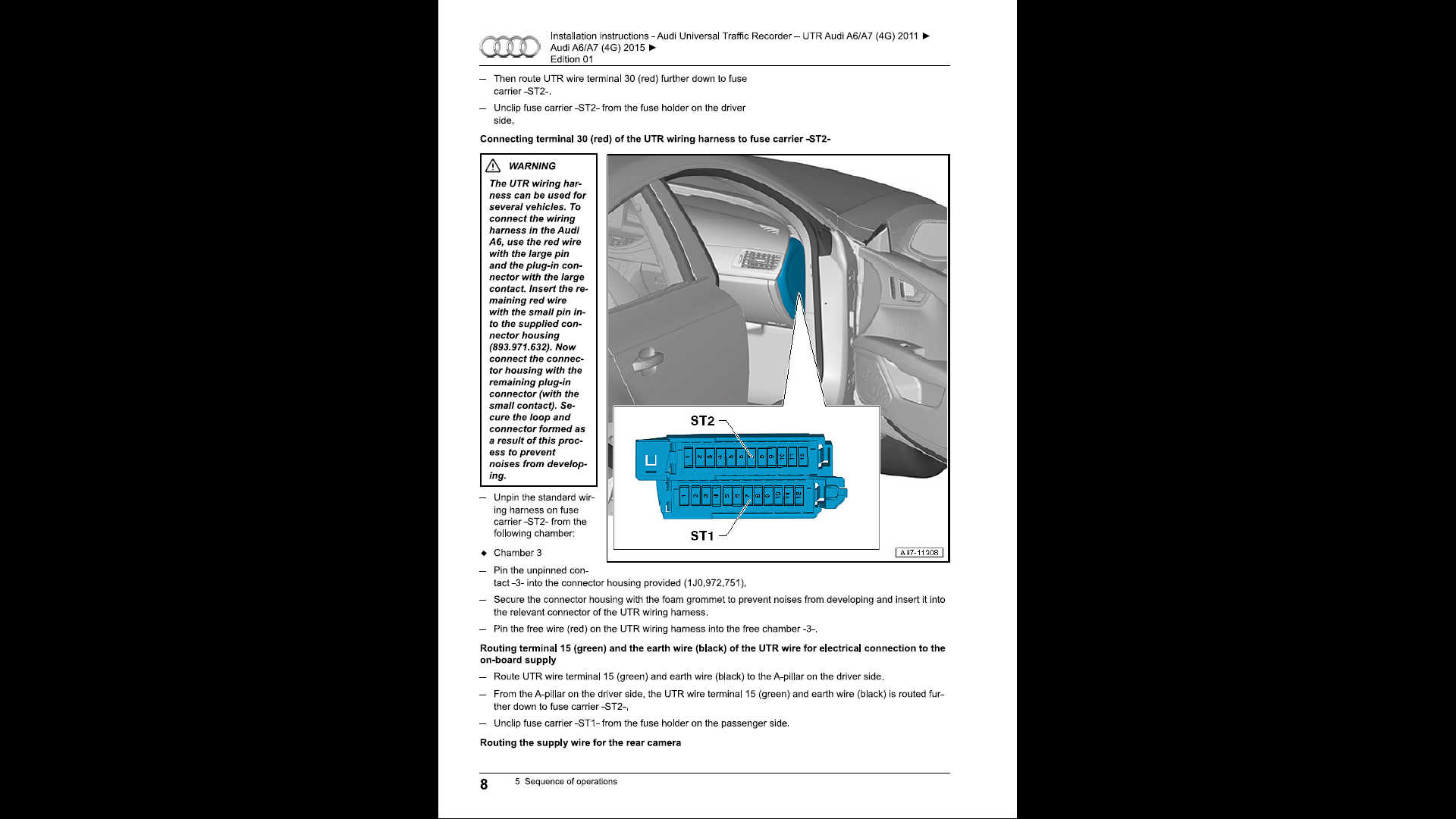 How to Install an Audi UTR dashcam | Audi-Sport.net