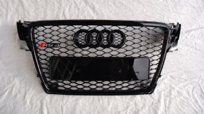 Audi rs4 b8 style black edition front radiator grille 22 pekm298x167ekm