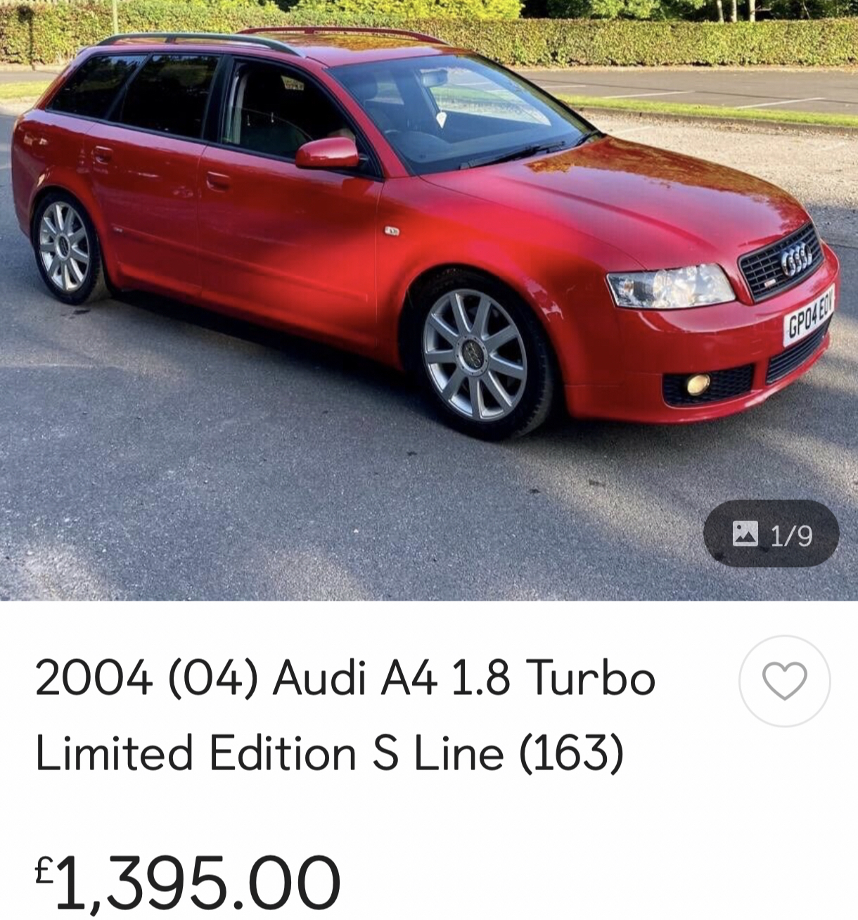 Wanted - A4 B6 Avant 1.8T 2004 Limited Edition in red | Audi-Sport.net