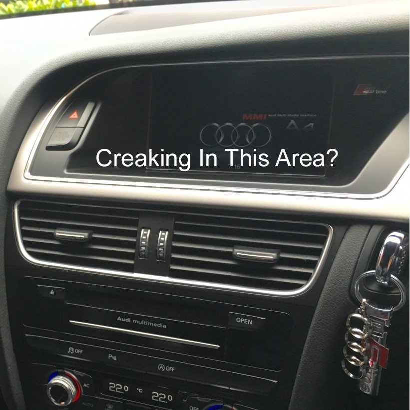 Creaking noise coming from the plastic that surrounds the MMI screen on the  dash of A4 B8.5 | Audi-Sport.net