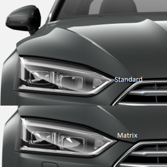 Matrix vs Standard LED design | Audi-Sport.net