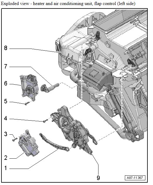 elsawin help - heater flaps and matrix | Audi-Sport.net