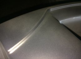 Audi S4 OEM Rotors Powder Coated Hyper Silver 6