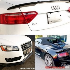 Audi A5, R8 and S8