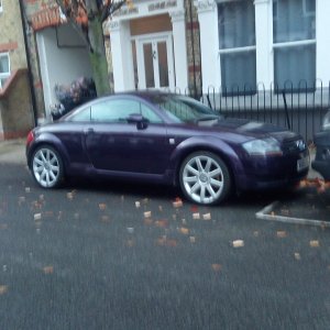 Purple Audi TT 2
